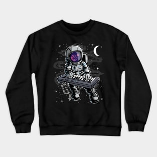 Astronaut Organ Evergrow EGC Coin To The Moon Crypto Token Cryptocurrency Blockchain Wallet Birthday Gift For Men Women Kids Crewneck Sweatshirt